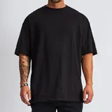Luxury Men's Mock Neck Cotton T-Shirt