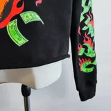 Heavyweight cotton 3D print mens hoodies