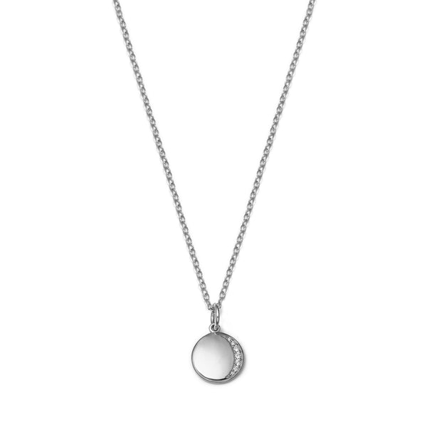 Eclipse Silver Necklace for Global Goal #10