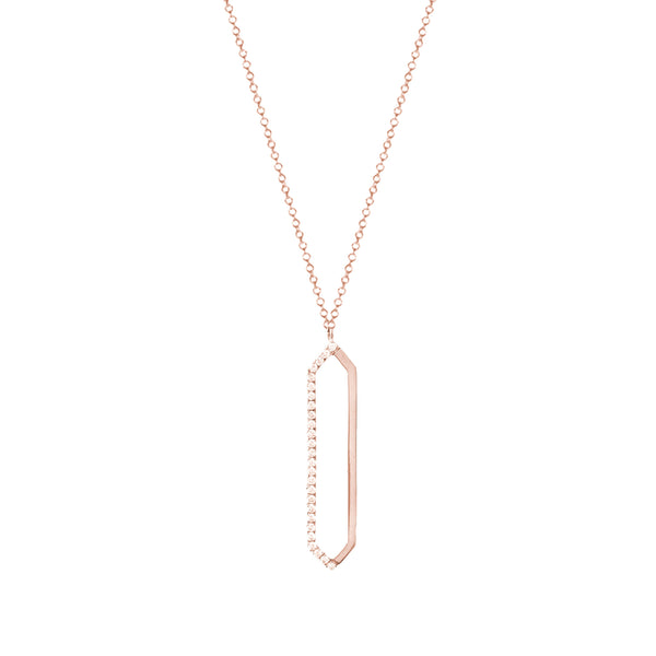 Me and You Necklace | Rose Gold