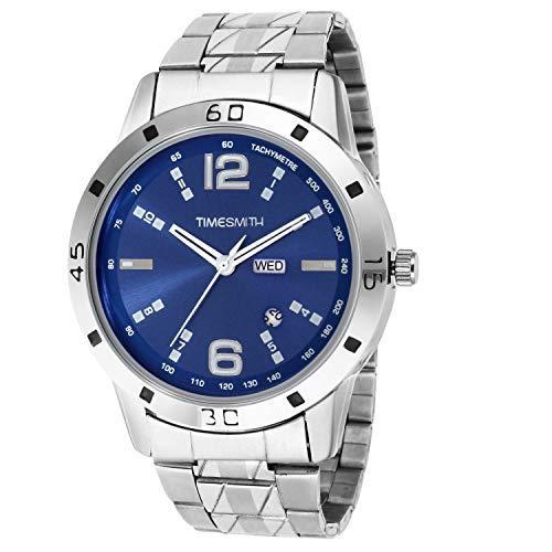 Blue Dial Silver Stainless Steel