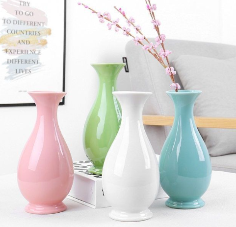 Solid Color Ceramic Vase