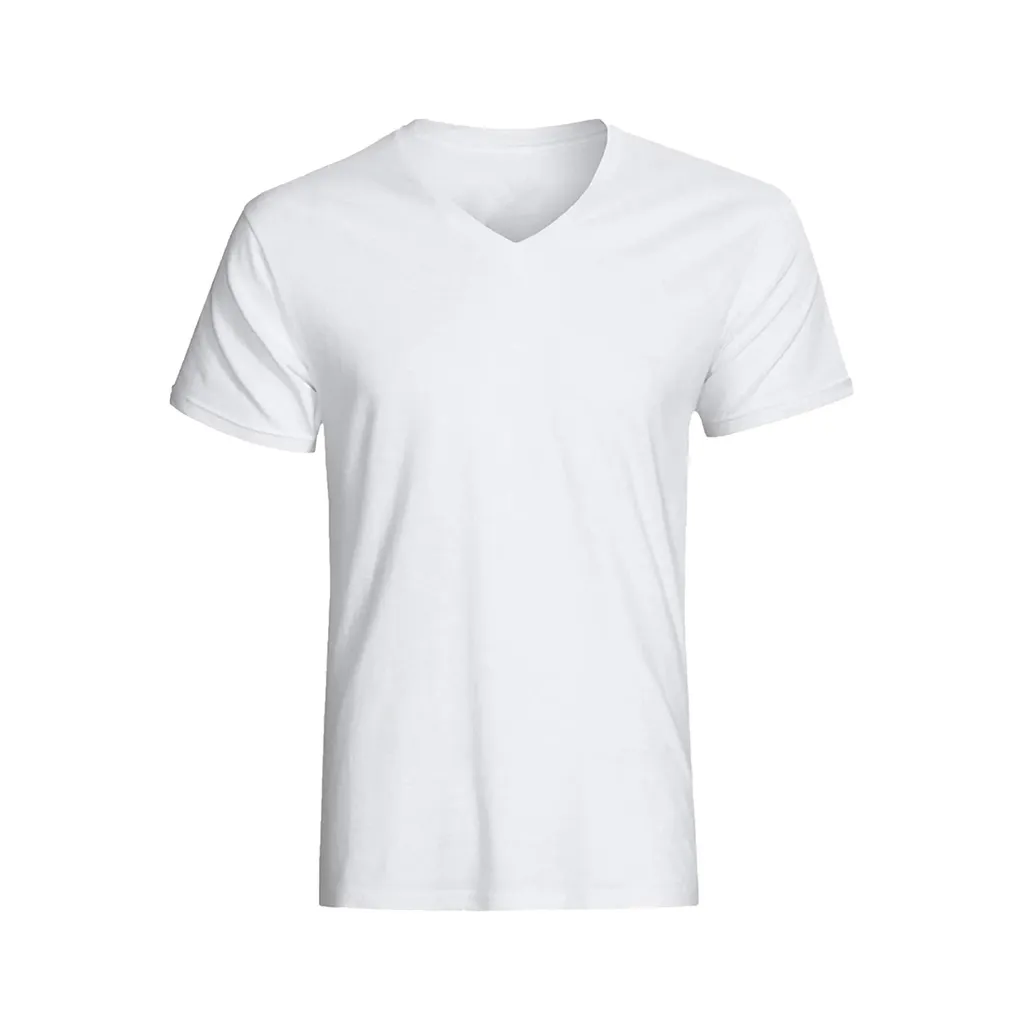 Logo V-Neck Slim Fit Sweatproof T-Shirt