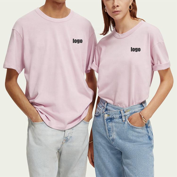 China wholesale custom oversized unisex tshirts with custom logo screen print
