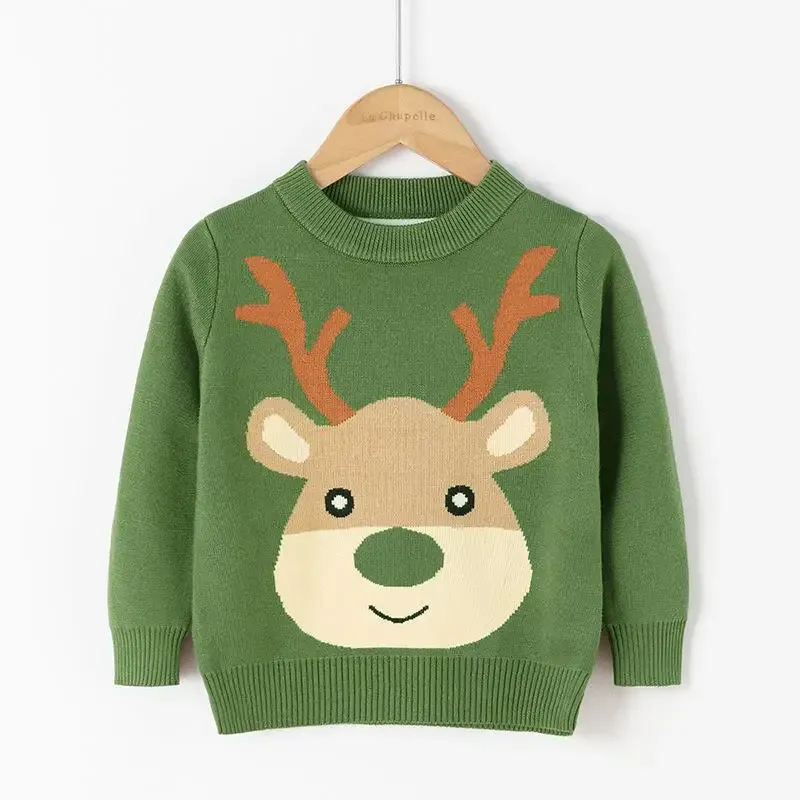 Winter Baby Kids Christmas Sweater Reindeer