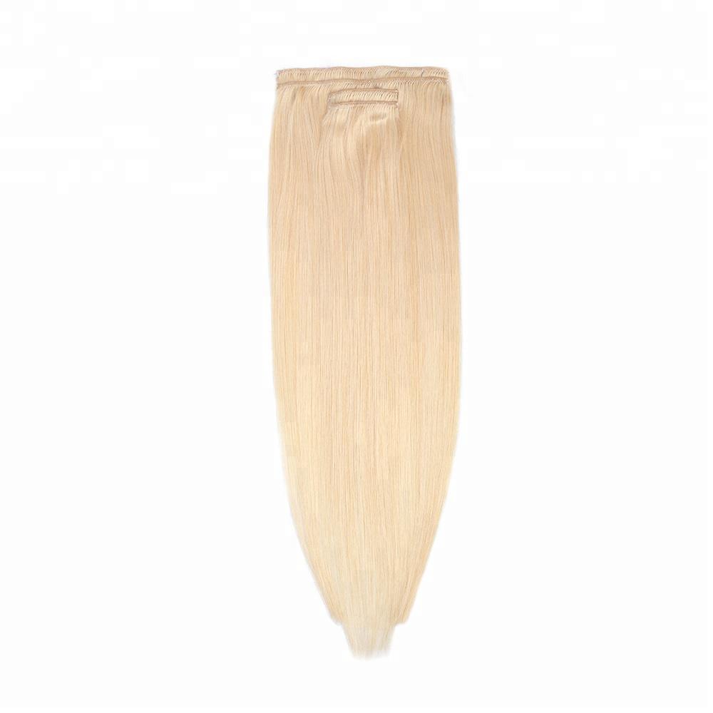 Blonde #613 Clip in Hair Extensions