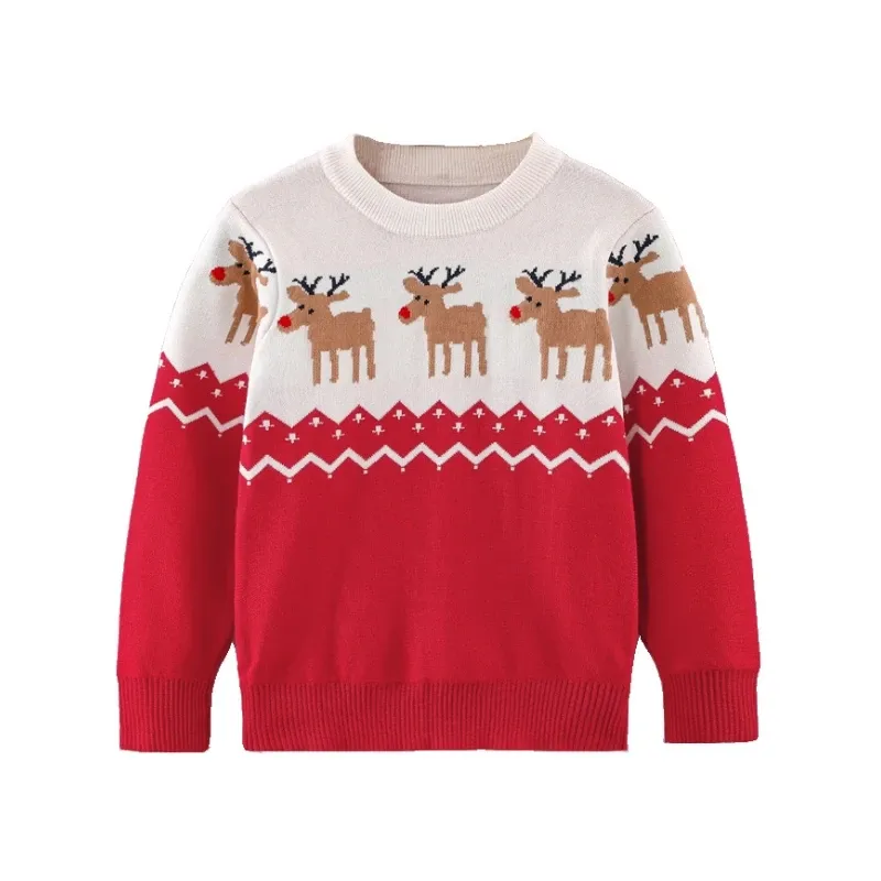 Kids Ugly Christmas Jumper Knit Sweater