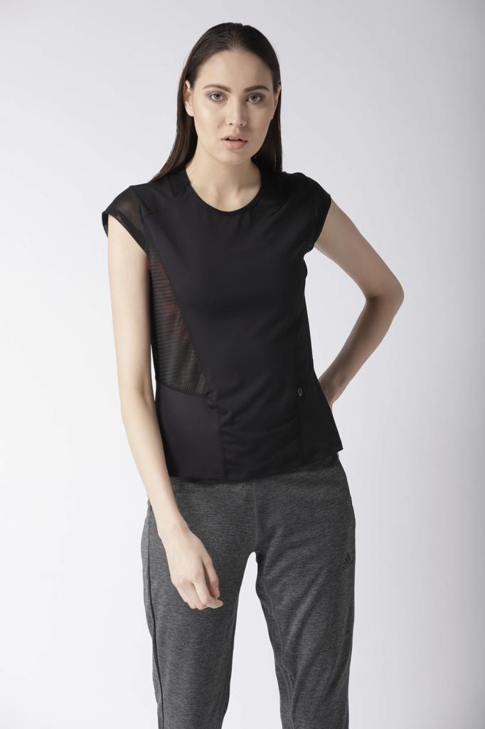 Sports Style Mesh Panel Top