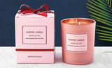 Custom Pink Candle Box And Label