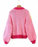 Winter Hollow Out Hand Crocheted Knitwear Cardigan Sweaters