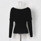 Knitted Pullover Sweater Top