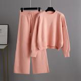 Knitted Sweater Two Piece Lounge Set