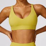 Fitness Quick Dry Tight Sharpened Backless Yoga Clothing Running Shockproof Sports Bra