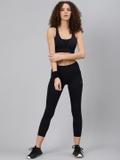 Laser Cut Quick Dry Cropped Training Tights