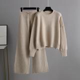 Knitted Sweater Two Piece Lounge Set