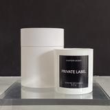 Custom Private Label Scented Soy Candles White Glass / Gift Box