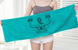 Motion Graphic Printed Towel