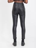 Straight-Fit Leather Pants