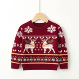 Winter Baby Kids Christmas Sweater Reindeer