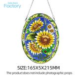 Art Stained Glass Window Hangings Brightly Colored Window Hangings Painted are Beautiful Sunflower Suncatchers Creative Gifts