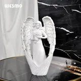 Handmade Resin Angel Sculptures for Decor