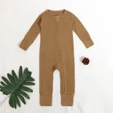 Autumn Baby Bodysuit with Zipper Closure
