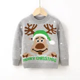 Children's Christmas Sweaters Knitted Pullover