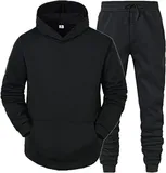 Men's Casual Tracksuit Running Set - Solid Color