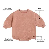 Custom Print Toddler Jumpsuit Cotton Fleece