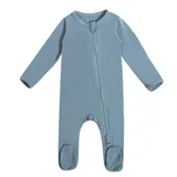 Bamboo Rompers for Babies: Zipper Jumpsuit