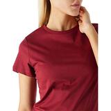 wholesale high quality women's embroidered t-shirts custom print logo round-neck collar blank t-shirts for women