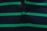 Polyester Cotton Striped Polo Men's Golf Shirts
