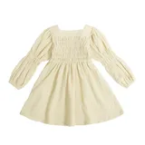 Cotton Muslin Midi Baby Girl Dresses