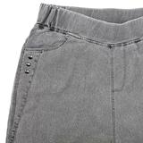 Oversized Cropped Pants Women's Denim High Waist Breeches Women's Summer Jeans Stretch Skinny Slim Tailored Jeans Women