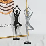 Abstract Black Metallic Home Decoration Resin Crafts