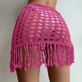 Hot Selling 2023 mesh Dress Skirt Breathable Women Handmade Plus Size Solid swim dress  Kimono  skirts
