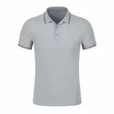 Polyester Quick Dry Stripe Polo Shirt