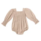 Baby romper, long sleeve, solid color