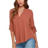 Female Clothes Ladies Short Sleeve Chiffon Tops Shirt Sexy V Neck Solid Women Blouses Casual Tee Shirt Tops