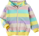 Personalized Cotton Girl's Zip-Up Hoodies