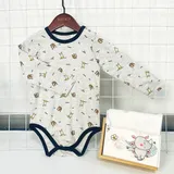 Boys' Cotton Romper with Spring Support