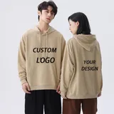 Custom Logo Cotton Oversized Pullover Printing