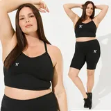 Plus-Size Active Training Sets With Bra & Shorts