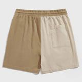 OEM color block shorts high quality summer casual shorts for men