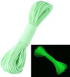 Survival 4mm Parachute Cord Glow In The Dark Reflective Paracord
