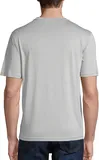 Recycled polyester logo tee for men