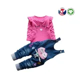 Fashionable kids' clothing sets with prints