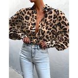 Summer Lady Classy Clothes Sexy Tops Bubble Sleeve Chiffon Blouse Single Breasted Top Fashion Floral Designs Casual for Women