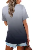 Polyester V Neck T Shirts for Women