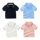 Summer Children Polo Shirts Printing Sleeve